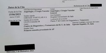 Cita médica para 2023