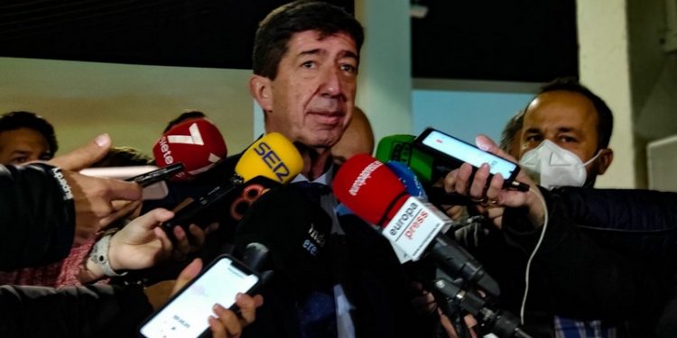 Los resultados electorales en Castilla y León traen el nerviosismo a Andalucía 1 Juan Marin Vicepresidente Junta de Andalucía