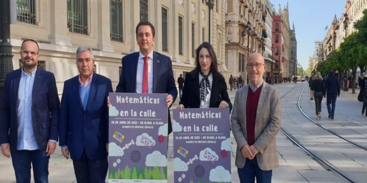 Las matemáticas saldrán a la calle en Sevilla el próximo 24 de abril 1 cartel matematicas en la calle sevilla