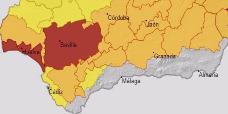 Andalucía continúa en alerta roja por calor 1 Andalucía continúa en alerta roja por calor