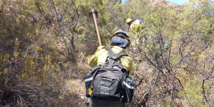 El Infoca da por controlado el incendio de Jódar 1 efectivos infoca